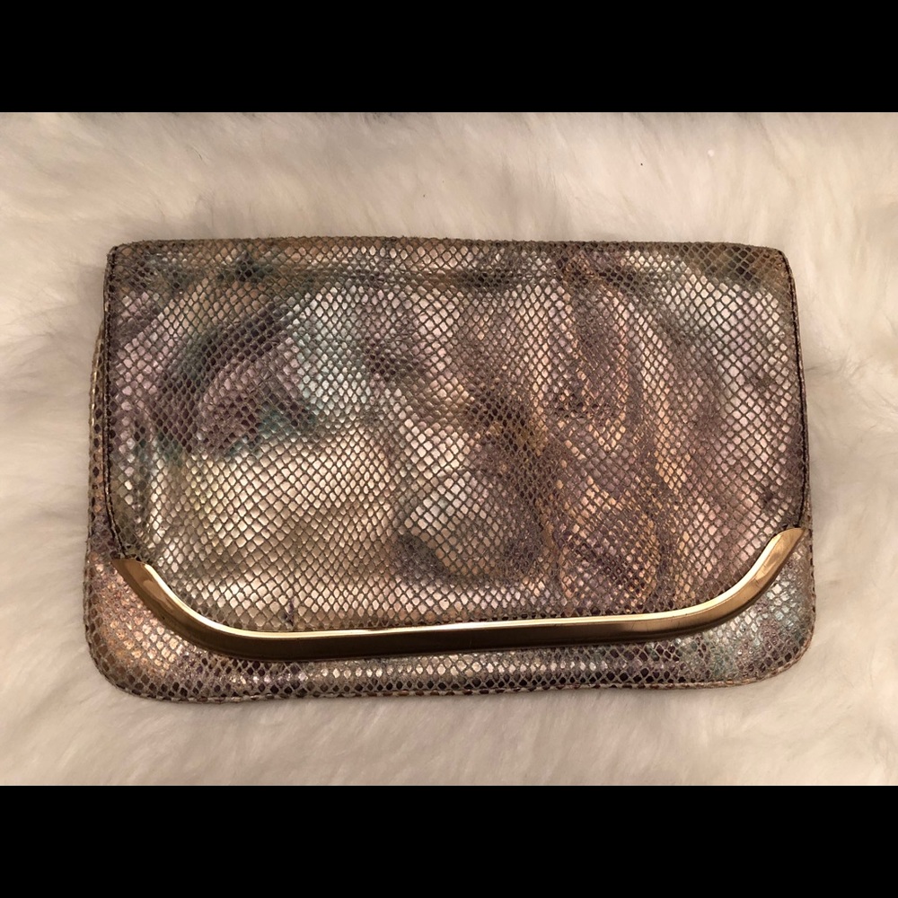 Banana Republic Snake Skin Clutch